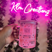 Load image into Gallery viewer, Pink Girly Affirmation Mug
