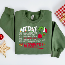 Load image into Gallery viewer, My Day, I&#39;m Booked Sweatshirt
